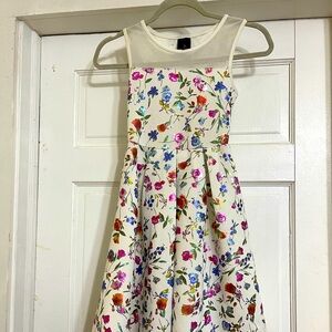 Floral Kids Dress in Cream by 2 Hip